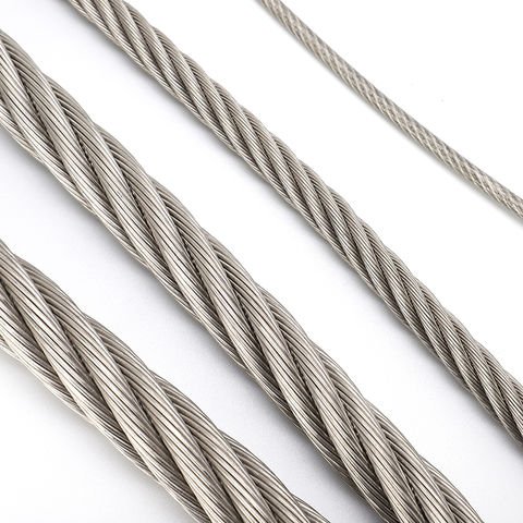 5/32" 4.0mm 7x19 marine grade stainless steel cable aircraft wire rope for boat yacht marine rigging applications