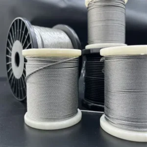 5/32" 4.0mm 7x19 marine grade stainless steel cable aircraft wire rope for heavy‑duty commercial light ceiling suspension
