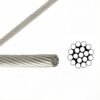 Stiff 1×19 AISI316 aircraft steel wire rope, minimal stretch for building overhead heavy‑load rigging with looping gripper assemblies 5 mm (13/64″) 1×19 AISI 316 Stainless Steel Wire Rope, rigid low‑stretch aircraft cable for building construction heavy static rigging projects