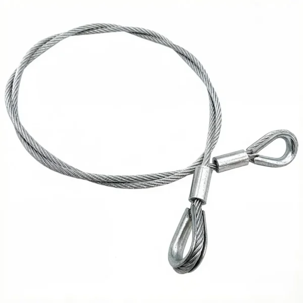6.0MM 7×7 Wire Core Galvanized Steel Wire Rope, high‑strength aircraft cable for industrial rigging suspension