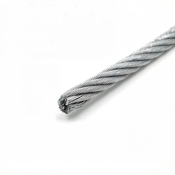4.0mm (5/32″) 7×7 Galvanized Steel Wire Rope, heavy‑duty weather‑resistant aircraft cable for orchard trellis, greenhouse support and farm fence tension rigging