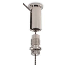 LED Hanging Quick Lock Fasteners for Steel Cable – Ceiling Mount Suspension Kit with Accessories