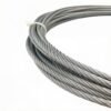 3.0mm 7X7 7X19 1X19 copper core galvanized steel cable for engineering heavy venue lighting suspension