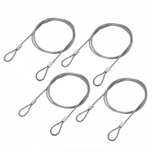 High Quality 2.0mm 0.079″ 7×19 Galvanized Steel Wire Rope, flexible looping cable for pendant light and LED lighting suspension
