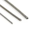 1.0mm (3/32") 7×19 G316 stainless steel wire rope, salt spray resistant cable for coastal and humid environment hanging projects 3/32 inch 7×19 G316 stainless steel wire rope 1.0mm anti‑rust for outdoor overhead suspension