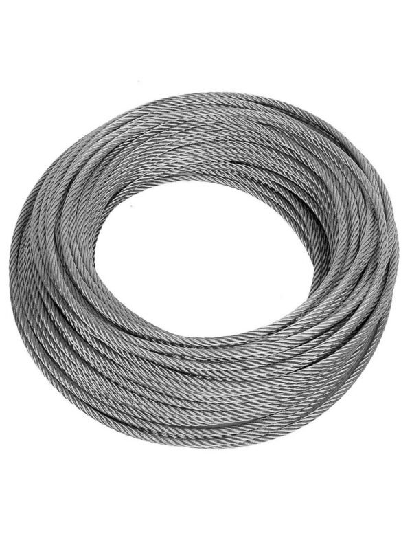 5.0mm 3/16" 7x19 stainless steel wire rope aircraft cable for acoustic ceiling suspension systems large shopping mall building