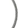 Cost‑effective 1/16 inch 7×7 304 stainless steel wire rope, Nickel, Chrome, Black, White colors optional, sturdy for general rigging, lifting and basic safety protection Economical 1/16 Inch 7x7 304 Stainless Steel Wire Rope, Nickel Chrome Black White Colors Optional for General Rigging Safety