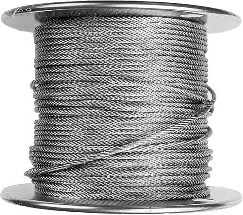 7x7 7x19 G316 stainless steel aircraft wire rope multi‑purpose industrial rigging suspension cable