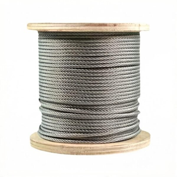 4.0mm 7X7 7X19 1X19 copper core galvanized steel cable for art museum giant suspended art installation