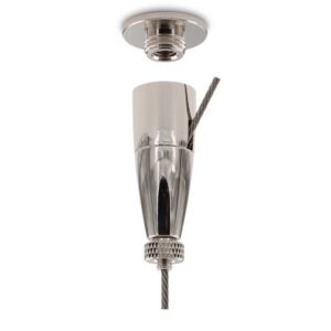 High Load Capacity Ceiling Suspension Kit for Tall Ceiling Pendant Lights - Quick Install