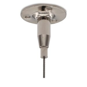 OEM Adjustable Brass Cable Gripper for Ceiling Light Suspension with Ceiling Mounting Accessories