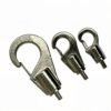 Cable Suspension Bottom Exit Self-Locking Spring Hook Gripper 0.5-0.8mm, wire rope clip for lighting hanging