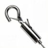 Heavy Duty Adjustable Cable Gripper Hook 1.8-2.0mm, wire rope hanging fitting for signage Adjustable Cable Gripper Hook 1.8-2.0mm Wire Rope Hanger for Sign and Light Fixture