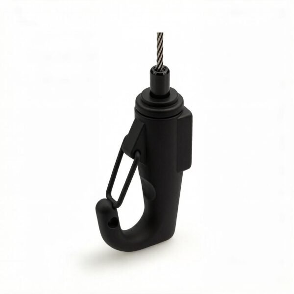 Adjustable Hook Cable Grippers 1.2mm 1.5mm wire rope cable gripper for hanging lights