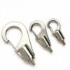 Adjustable Spring Hook Wire Rope Gripper 1.5-2.0mm, cable lock for light suspension