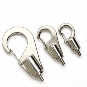 Adjustable Spring Hook Wire Rope Gripper 1.5-2.0mm, cable lock for light suspension