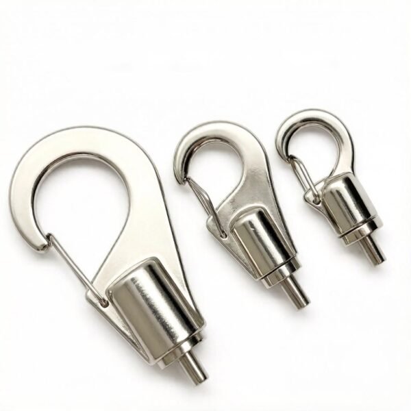 Adjustable Spring Hook Wire Rope Gripper 1.5-2.0mm, cable lock for light suspension