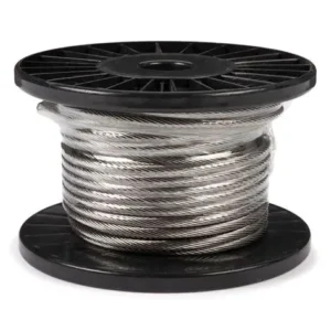 4.0mm (5/32″) 1×19 AISI 316 ProRig Stainless Steel Wire, high‑load marine aircraft cable for industrial equipment overhead suspension