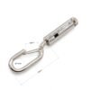 Hook cable gripper fitted safety cap for anti-loose, suitable for 1.5-2.0mm wire rope light suspension Anti loose cable gripper with hook safety cap 1.5-2.0mm lighting suspension fitting