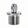 Heavy-duty M16 male bottom exit cable gripper with safety nut, high load capacity, clamping 2.5mm to 3.0mm steel wire rope Heavy duty M16 bottom exit cable gripper male with safety nut, 2.5-3.0mm steel wire rope gripper for overhead suspension