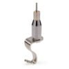Brass ceiling cable gripper 1.5-2.0mm with hook, widely used in shop and office ceiling lighting suspension system Brass Ceiling Cable Gripper 1.5-2.0mm with hook for commercial ceiling light suspension, brass wire rope gripper