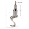 Brass Ceiling Cable Gripper with Hook fits 1.5mm to 2.0mm wire rope, ceiling mount cable gripper for light fixture hanging Brass Ceiling Cable Gripper with Hook 1.5-2.0mm, adjustable brass wire rope gripper for lighting suspension