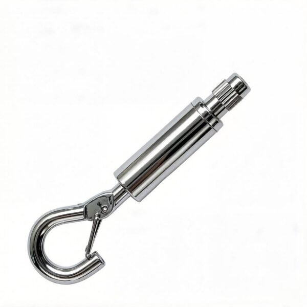 Brass Light Hanging Cable Gripper Nickel-Plated Self-Locking Hook Safety Cap, 1.2-1.5mm aircraft wire rope gripper