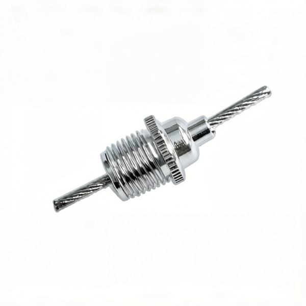 Wholesale m10 spring cable gripper brass stainless steel 1.2-1.5mm wire rope suspension lock