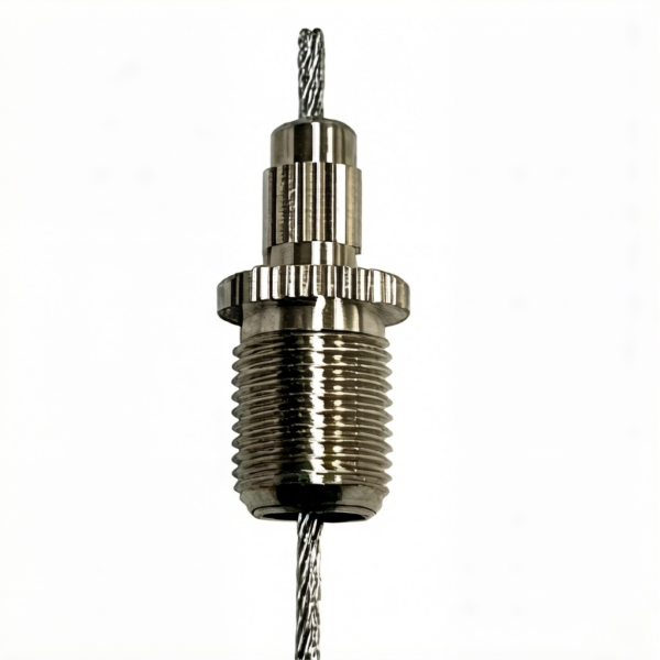 Sign Hanging M10 Brass Cable Gripper, Adjustable Wire Lock for 1.2-1.5mm Cable