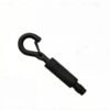 Nickel plated brass wire rope gripper with safety cap self locking hook, 1.2-1.5mm cable gripper for art display suspension Brass Wire Rope Gripper Self-Locking Hook Nickel Plating Safety Cap, 1.2-1.5mm aircraft cable gripper for sign hanging