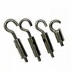 Wire rope hardware fitting hook cable gripper for 1.2-1.5mm steel cable 1.2mm 1.5mm wire rope hook gripper cable fitting hook cable gripper