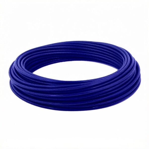 2.5mm (3/32″) 7×7 /7×19 galvanized PVC coated stainless steel cable for outdoor equipment fixing and light security rigging