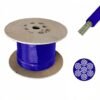 2.5mm (3/32″) 7×7 /7×19 galvanized PVC coated stainless steel cable for indoor‑outdoor HVAC duct and seismic ceiling suspension rigging