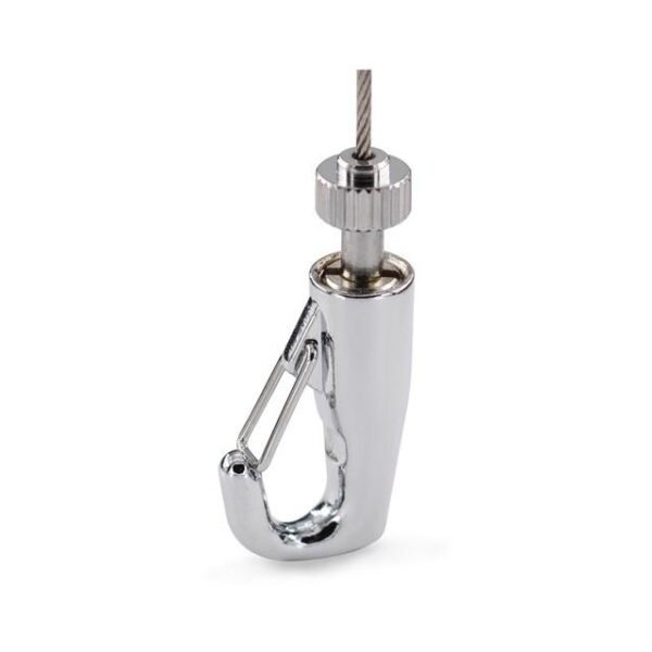 Commercial Light Hook Cable Gripper with Safety Nut 1.2-1.5mm overhead suspension fitting