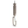 Commercial Light HVAC Suspension Hardware Wire Hook Cable Gripper with Safety Nut 1.5-2.5mm wire rope