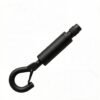 Brass cable gripper hardware nickel plated self locking hook safety cap, compatible with 1.2-1.5mm aircraft cable for signage hanging Brass Cable Gripper for 1.2-1.5mm Aircraft Cable Nickel-Plated Self-Locking Hook with Safety Cap, sign hanging hardware