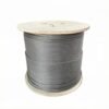 High load copper core galvanized wire rope for heavy large pendant and long linear light rigging 2.0mm 7X7 7X19 1X19 copper core galvanized steel cable for large commercial pendant and linear light suspension