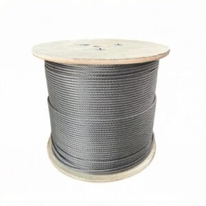 2.0mm 7X7 7X19 1X19 copper core galvanized steel cable for large commercial pendant and linear light suspension