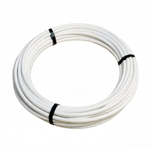 1.5mm (1/16″) 7×7 /7×19 galvanized PVC coated stainless steel micro fine wire rope for gallery artwork, picture frame and retail shop display suspension