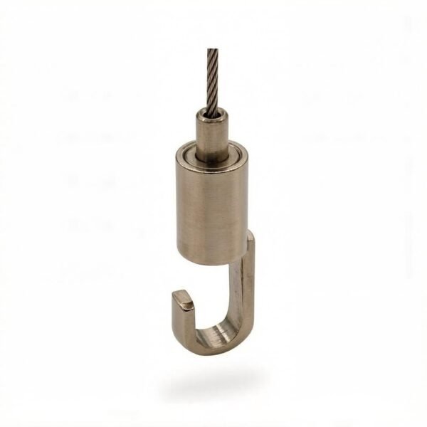 Detachable Hook Cable Gripper 1.2-1.5mm, stainless steel removable wire rope gripper