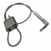 Mini Looping Gripper Two‑Way Wire Lock 15×15×8.5mm, 100N break load, fits 0.8‑1.0mm wire rope suspension systems Mini looping gripper two‑way wire lock 15×15×8.5mm, 100N break load for 0.8‑1.0mm wire rope, overhead suspension for HVAC lighting signage
