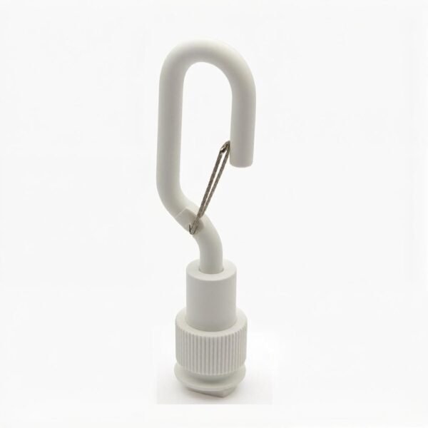 Trade Show Exhibition Light Track Cable Gripper, Adjustable Hook 1.5-2.0mm wire rope hanging clamp