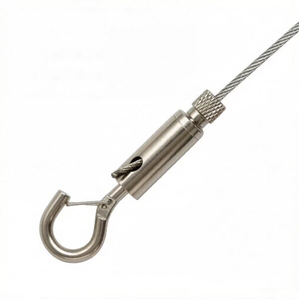 Exhibition Display Brass Wire Rope Clip 0.8-1.2mm, brass manufacturing adjustable wire rope clip