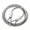 Low‑elongation 1×19 galvanized steel wire rope, straight stable rigging for exterior signage fitted with looping gripper Galvanized Steel Wire Rope 1×19 2.0mm (0.079″), high‑tensile zinc‑coated strand for indoor‑outdoor billboard and signage hanging rigging