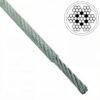 7×19 PVC coated galvanized steel wire rope, smooth operation for gym cable machines and weight stacks 5.0mm (3/16″) 7×19 Galvanized PVC Coated Stainless Steel Wire Rope for gym fitness equipment cable