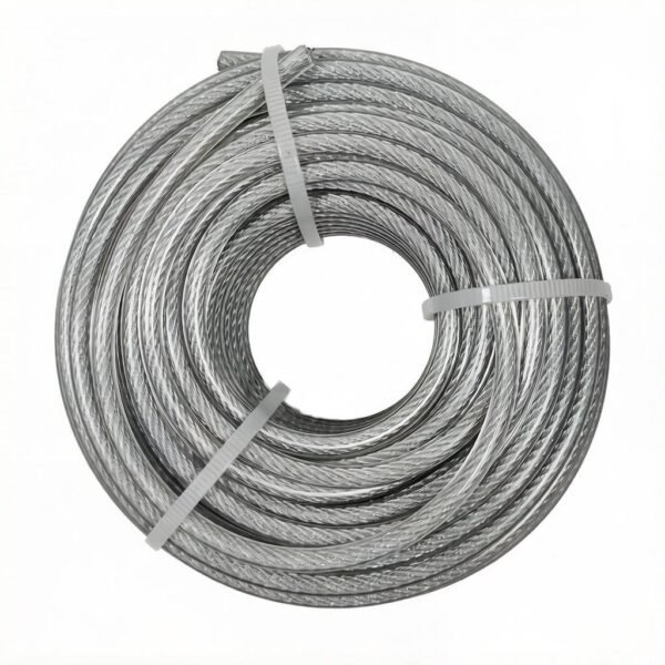 3.0mm (1/8″) 1×19 PVC Coated Stainless Steel Wire Rope for billboard & signage hanging