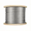 High strength 1x19 galvanized strand for outdoor billboard and large sign suspension work 1×19 5.0mm (13/64″) galvanized steel wire rope for heavy sign and billboard suspension rigging