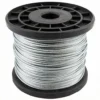 1.5mm 1×19 galvanized steel strand, minimal elongation under tension, maintains stable length for static rigging 1×19 Galvanized Steel Wire Rope 1.5mm 5/64″, low‑stretch rigid steel strand for static load applications