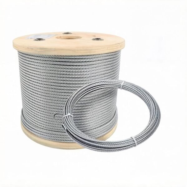 Galvanized Steel Wire Rope, weather resistant corrosion proof steel cable for outdoor construction bracing