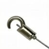 Heavy duty hook cable grippers fit 1.2-1.5mm wire rope, durable wire cable hook for suspension mounting and sign hanging Heavy Duty Hook Cable Grippers 1.2-1.5mm, wire cable hook for wire rope suspension mounting